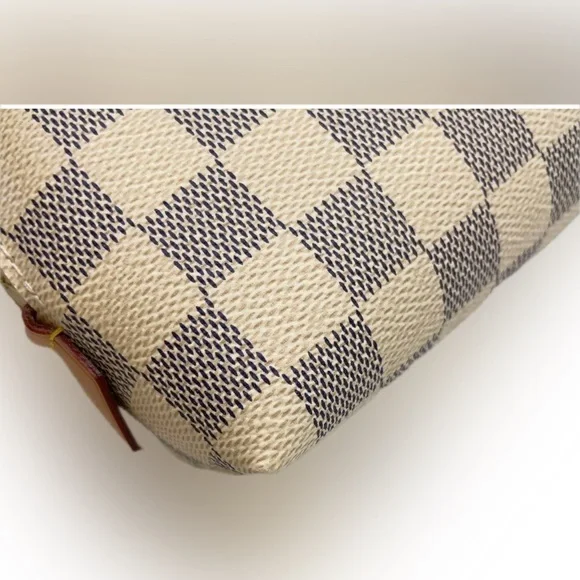 Louis Vuitton Damier Azur Pochette - Cosmetic Pouch with Dust bag - Picture 8 of 15